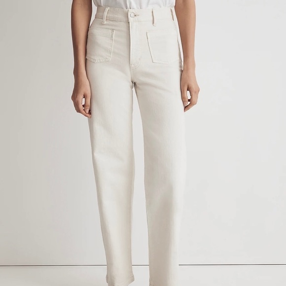 Madewell The Perfect Vintage Wide-Leg Jean Patch Pocket Size 32 - Picture 3 of 4